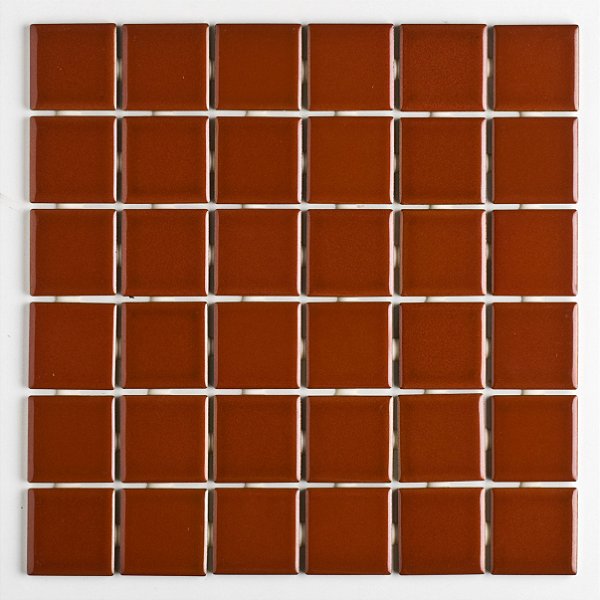 Pastilha de Porcelana - Atlas - Drop System - Rubi - 5 x 5 cm - 1,41 m2