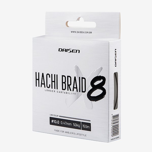 Linha multifilamento Hachi Braid x8 Daisen