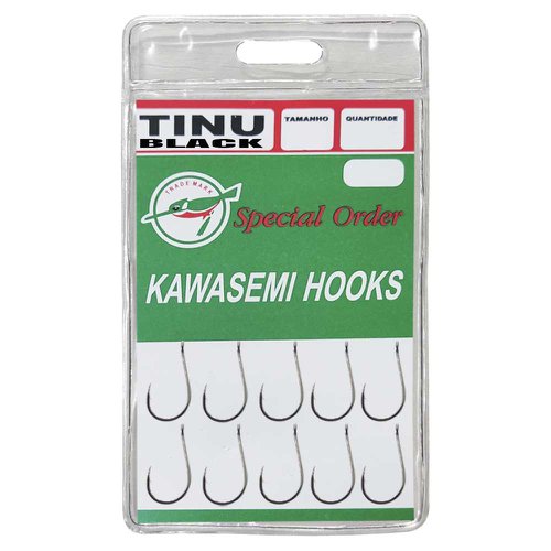 Anzol Tinu Black c/ Fisga 20 un Kawasemi