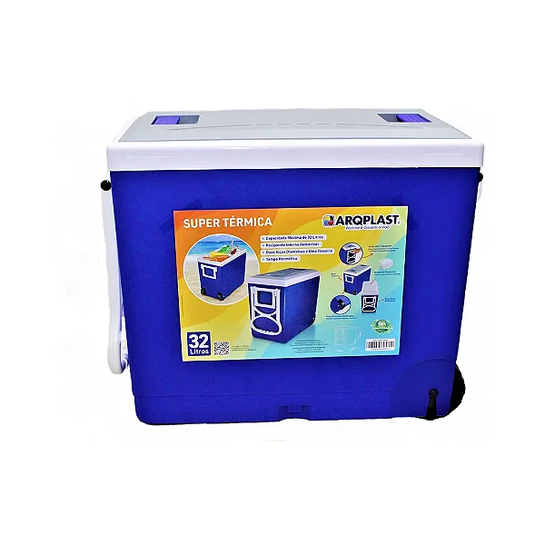 Caixa térmica 32 litros 3 em 1 Arqplast