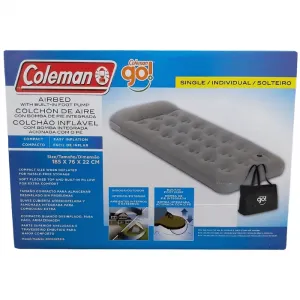 Colchão Inflável Solteiro GO Coleman