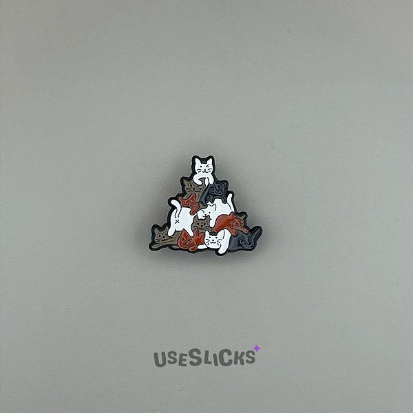 Pin Montanha De Gatinhos Esmaltado