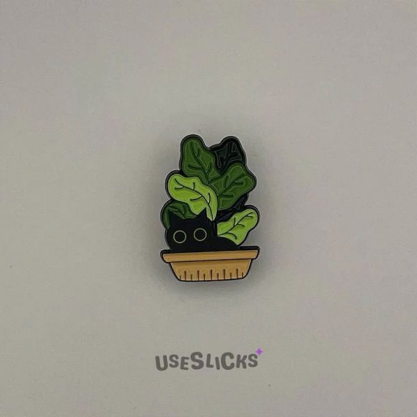 Pin Gatinho Preto Esmaltado