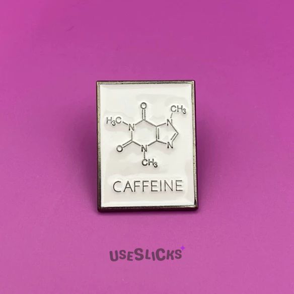 Pin Molécula Cafeina Esmaltado