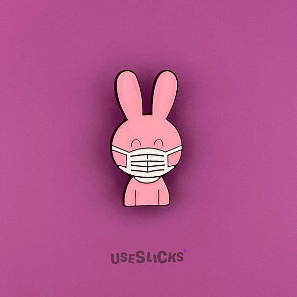 Pin Coelho De Máscara Esmaltado