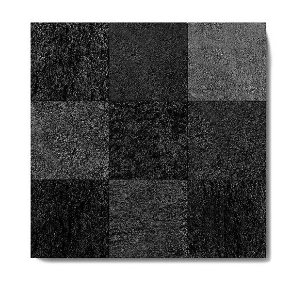 Pedra Hitam Lisa 10x10 cm Importada Premium M²