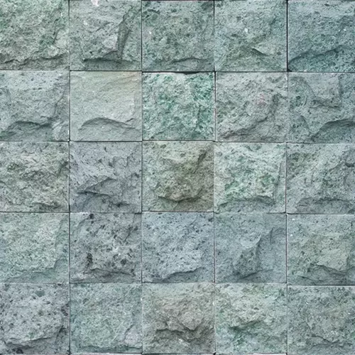 Pedra Hijau Importada Bruta 10x10 cm Premium M²