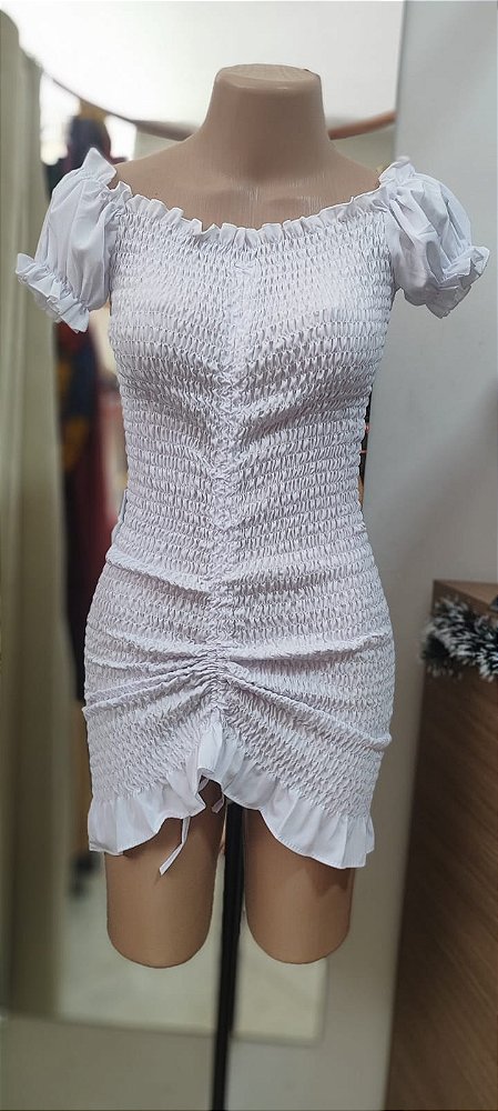 Vestido Lastex Curto