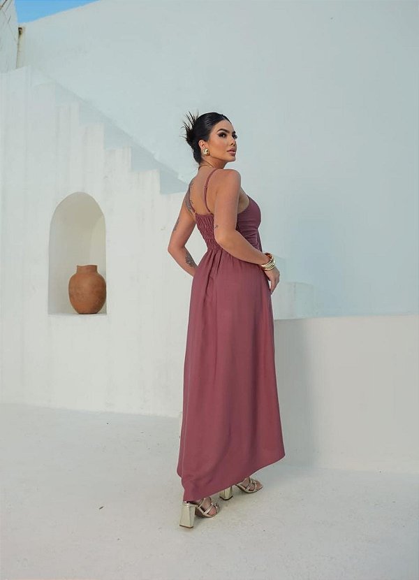 Vestido Luxo Kea Mídi