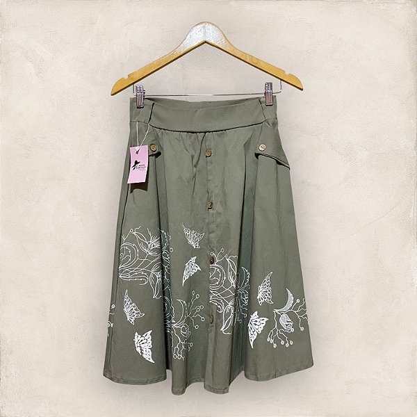 Saia Godê Estampada