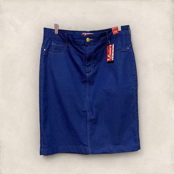 Saia Jeans Plus Size