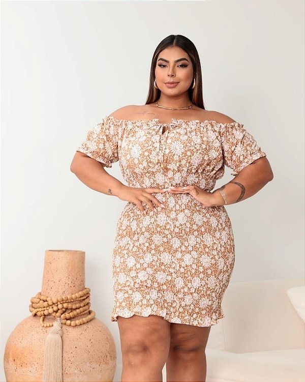 Vestido Plus Size Elastex