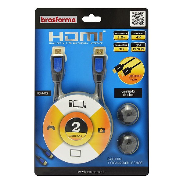 CABO HDMI 2.0 4K 3D 1080P 19 PINOS-2 METROS