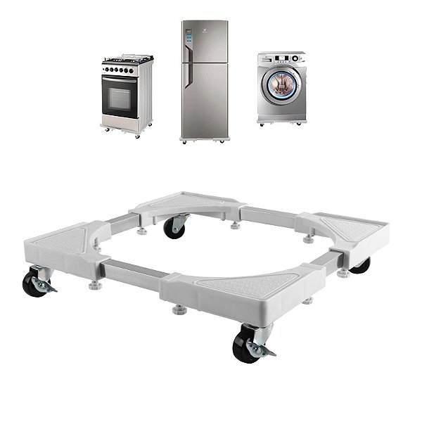 Suporte base com rodizio para Fogão, Geladeira, Lavadoura