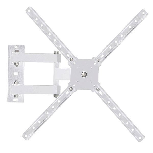Suporte p/ TV até 55 polegadas Tri Articulado SBRP1040Branco
