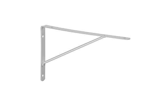 Suporte Mão francesa Leve 50cm até 40kg Branco - Multivisão
