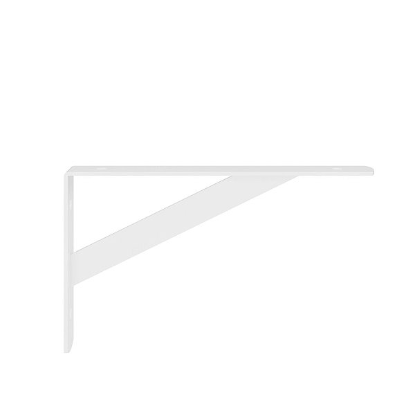 Suporte Mão Francesa Leve 17cm até 50kg Branco - Brasforma