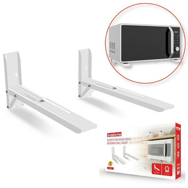 Suporte para Forno Microondas Multiuso Reforçado 30kg SBR3.8