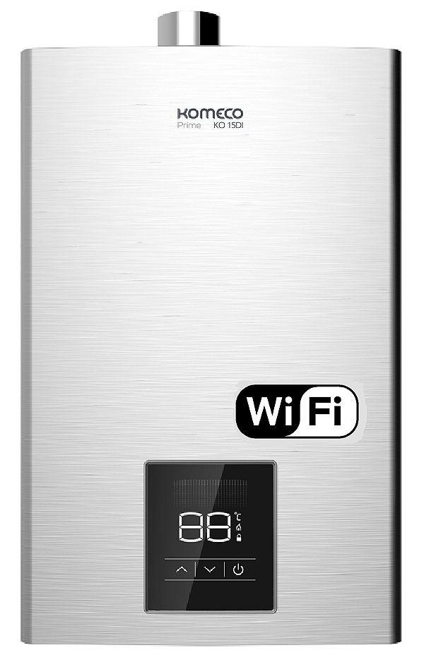 Aquecedor De Água A Gás Komeco Ko 16 Di Prime 15 Litros (inox) Gn