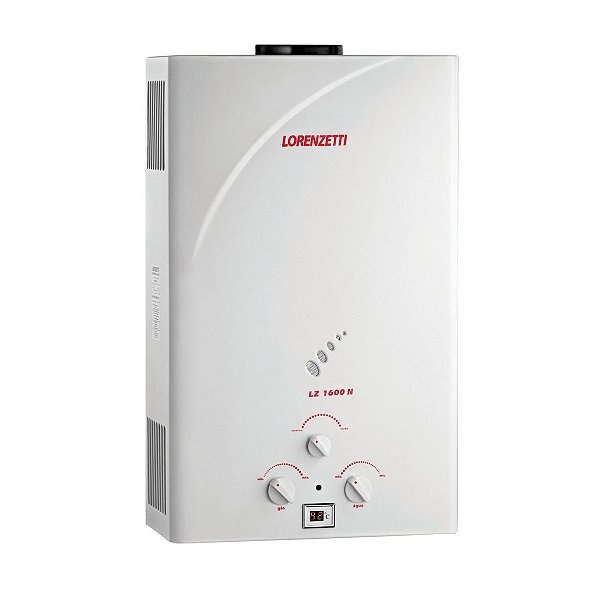 Aquecedor a Gás Lorenzetti LZ 1600 N 15L GLP Exaustão Natural