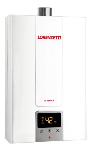 Aquecedor De Água A Gás Lorenzetti Lz 1600 De 15 Litros Glp