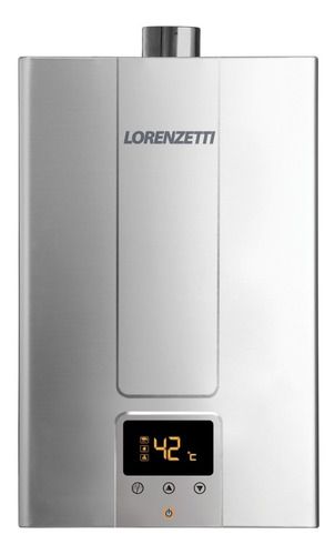 Aquecedor a gás Lorenzetti LZ 1600 DE-I Inox 15L
