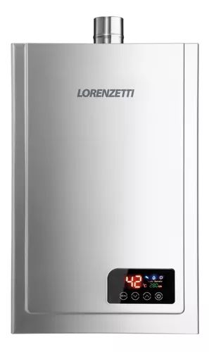 Aquecedor De Água A Gás Lorenzetti Lz 2300 De-i (inox) 23,5 Litros Glp