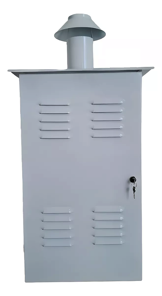Casa De Proteção Pequena Branca 75 X 42 X 21 Protetor Para Aquecedor