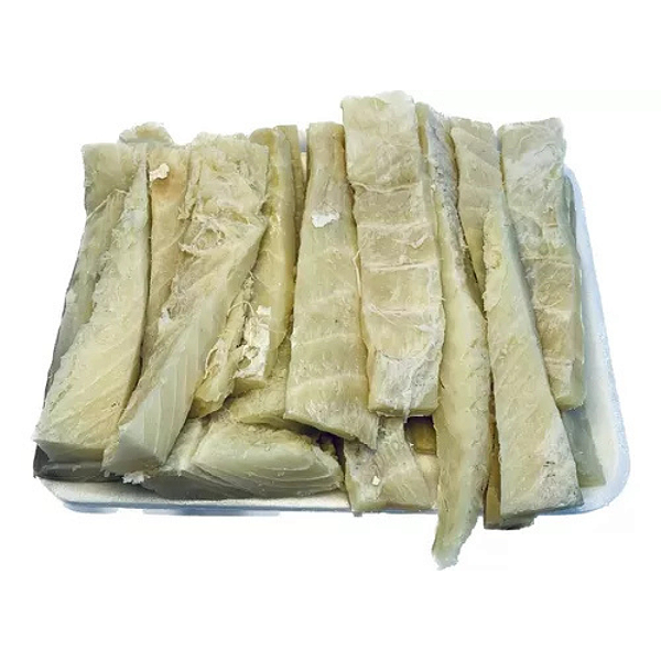 Bacalhau do Porto Lascas Grossas Gadus Morhua Limpo