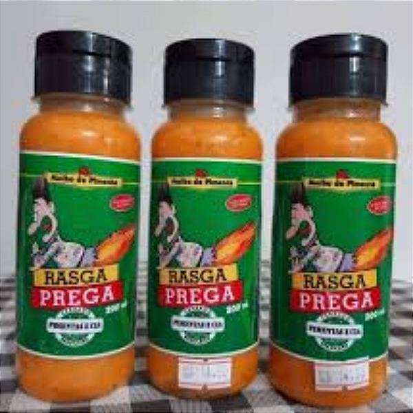 Molho de Pimenta Extra Forte Rasga Prega – 150g