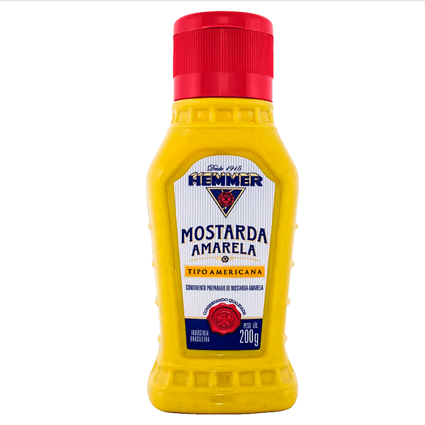 Mostarda Hemmer Amarela Bisnaga 200g