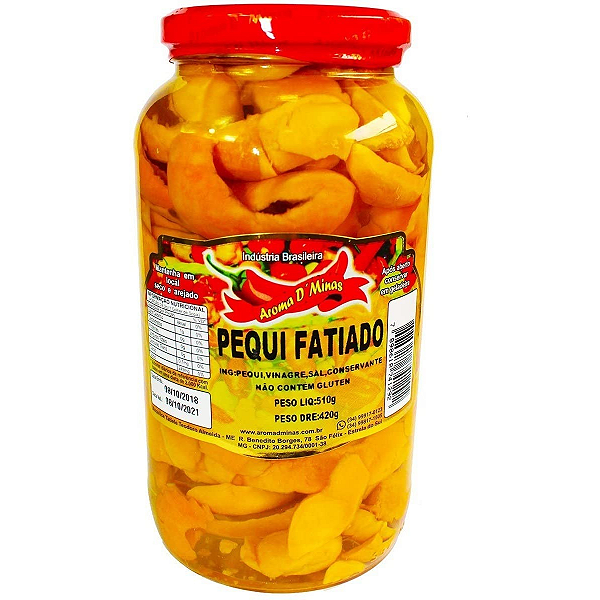 Pequi Fatiado Aroma D’Minas – Vidro 140g
