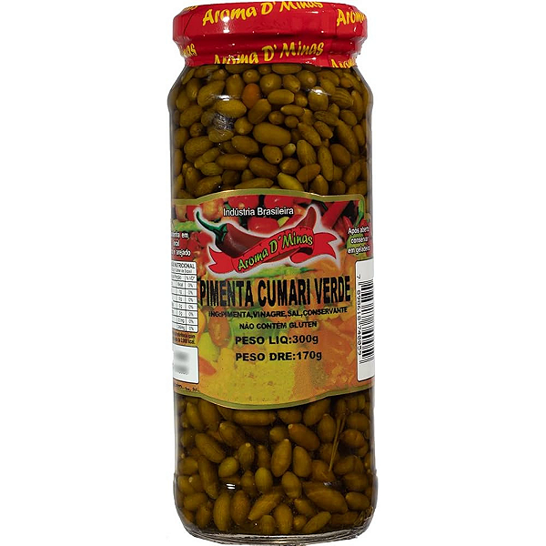 Pimenta Cumari Verde Aroma D’Minas vd 170g
