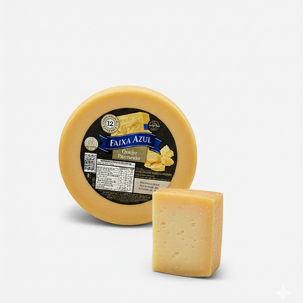 Queijo Parmesão Cremoso Defumado Pirâmide – Peça 100g (A Granel, Venda por kg)