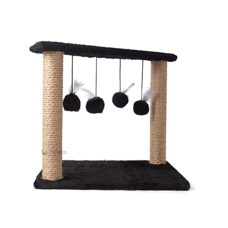 Arranhador Para Gatos Poste com Quatro Brinquedo