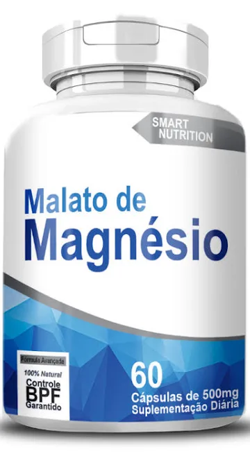 Magnésio dimalato 60 caps - 500 mg