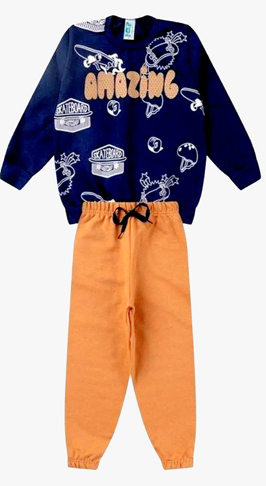 CONJUNTO MOLETOM MASCULINO INFANTIL