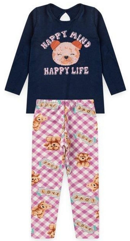 CONJUNTO MEIA ESTAÇÃO FEMININO INFANTIL