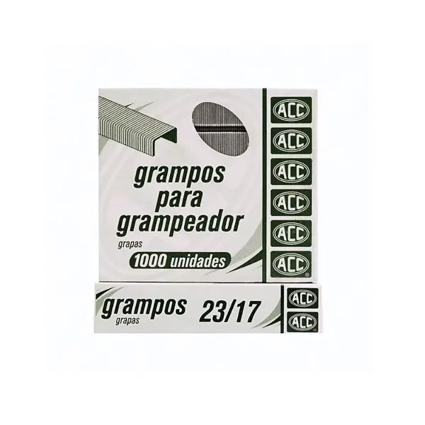 Grampos ACC 23/17 Galvanizado C/1000und C/5 CX