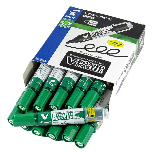 Pincel p/Quadro Branco PILOT WBM7 VD C/12und