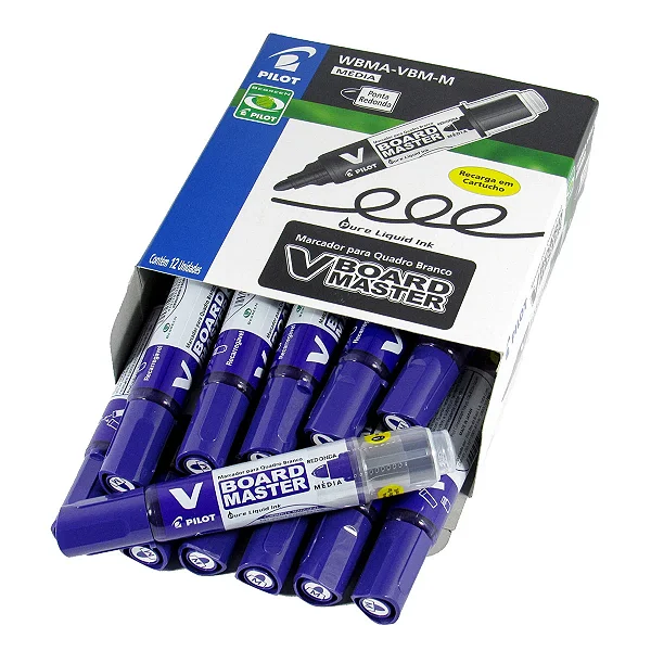 Pincel p/Quadro Branco PILOT WBMA AZ C/12und