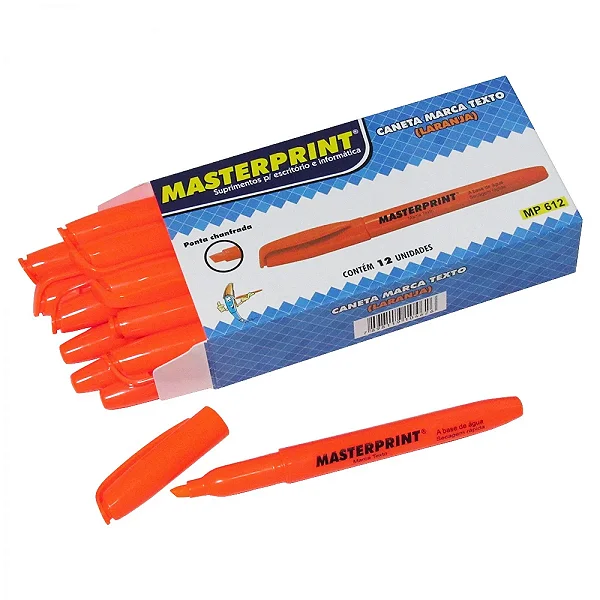 Marca Texto MASTERPRINT MP612 LA C/12und