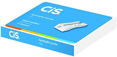 Apontador Escolar Metal Simples 240 CIS C/20und