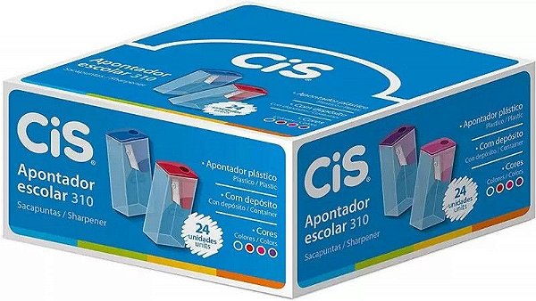 Apontador Escolar C/Deposito 310 CIS C/24und