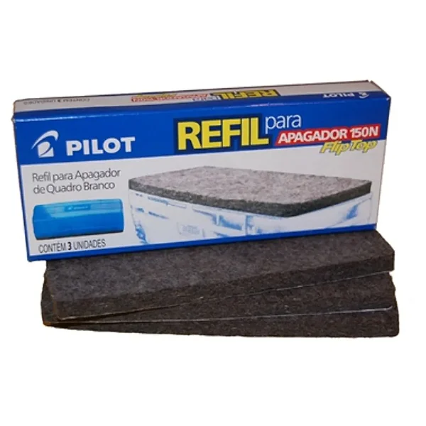 Refil p/Apagador Quadro Branco 150-N PILOT C/3refis C/12caixas