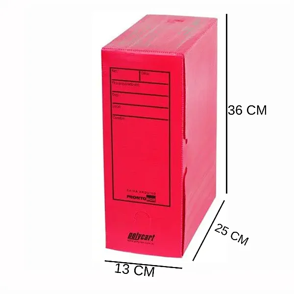 Arquivo Morto Plastico POLYCART 4007 VM C/10und