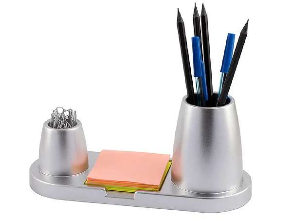 Porta Lapis/Clips/Lemb Trio Plux Metalizado MAXCRIL 10250024