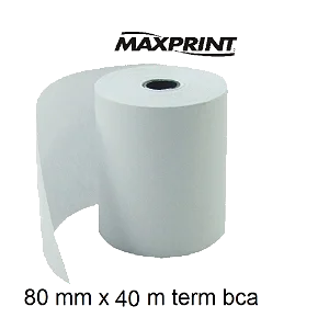 Bobina Termica 80mmX40m 48g Branca 45000116/117 MAXPRINT C/30 und