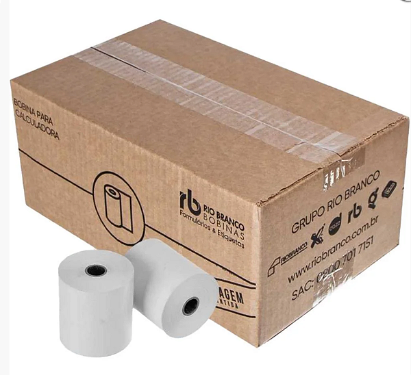 Bobina Termica 57mmX40m 48g Branca 45000111 MAXPRINT C/30 und