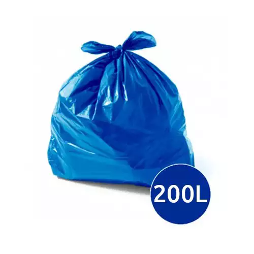 SACO P/LIXO AZUL 200 100X1 - 4KG REFORÇADO  BRASLIXO 200L40AZ